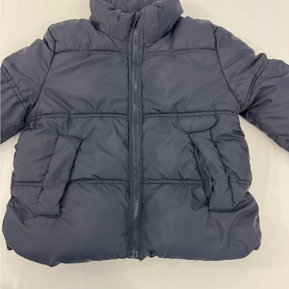 H&M Kids Dark‎ Gray Puffer Jacket Size 10